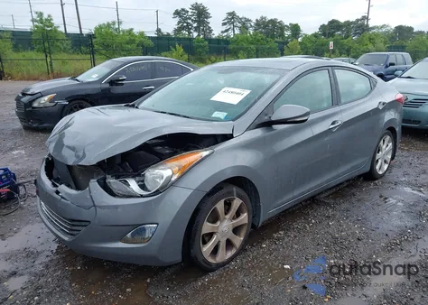 2012 Hyundai Elantra Limited from USA, damaged, VIN 5NPDH4AE1CH149374